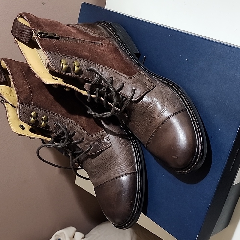 Cole Haan Brown Leather Boots